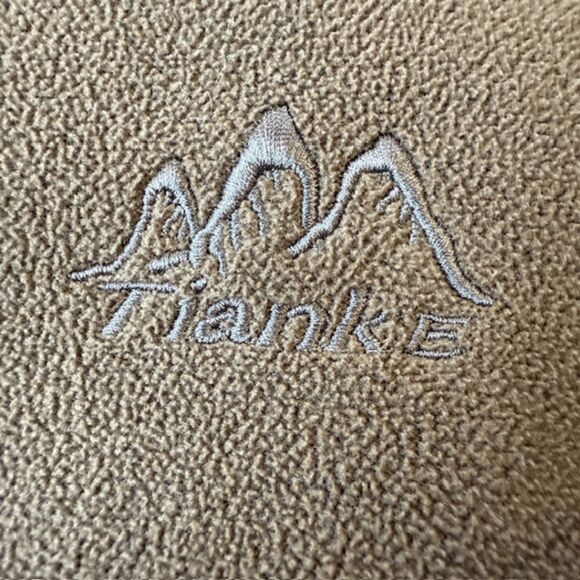 Tianke Core Men's Full Zip Fleece Long Sleeve Sweater Olive Green Size Large - Picture 4 of 7